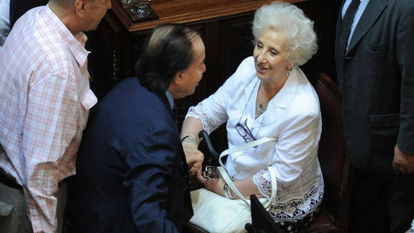 Menem Carlotto Senado