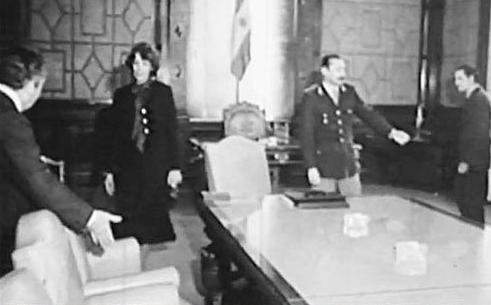 Patricia Derian con Videla