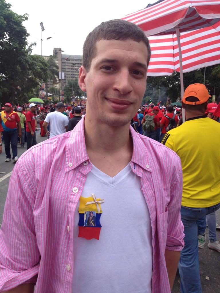Yamil Santoro marcha venezuela